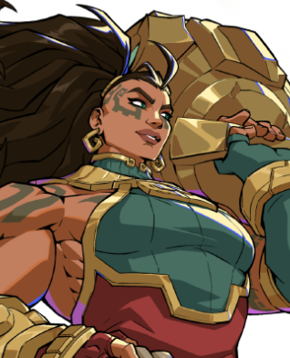 Illaoi character portrait for selection